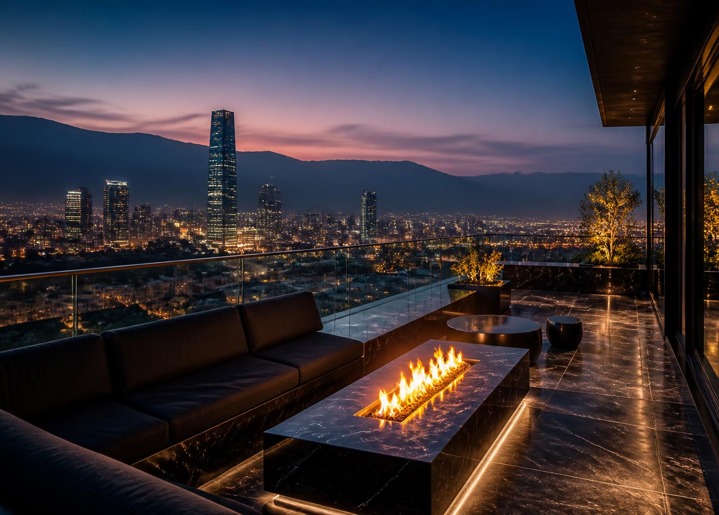 Penthouse con terraza panorámica